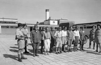 Japanese War Criminals incarcerated in Hong Kong, 1945